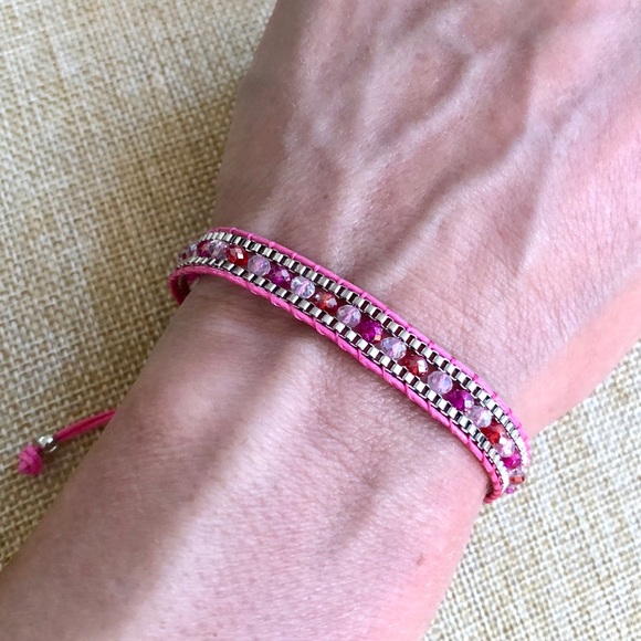 ⚡️2 for $15 Bohemian Weave Rope Crystal Bracelet - Picture 3 of 4